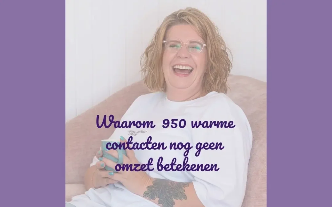 950 warme contacten en geen verkopen, wat emailmarketing uitbesteden oplevert