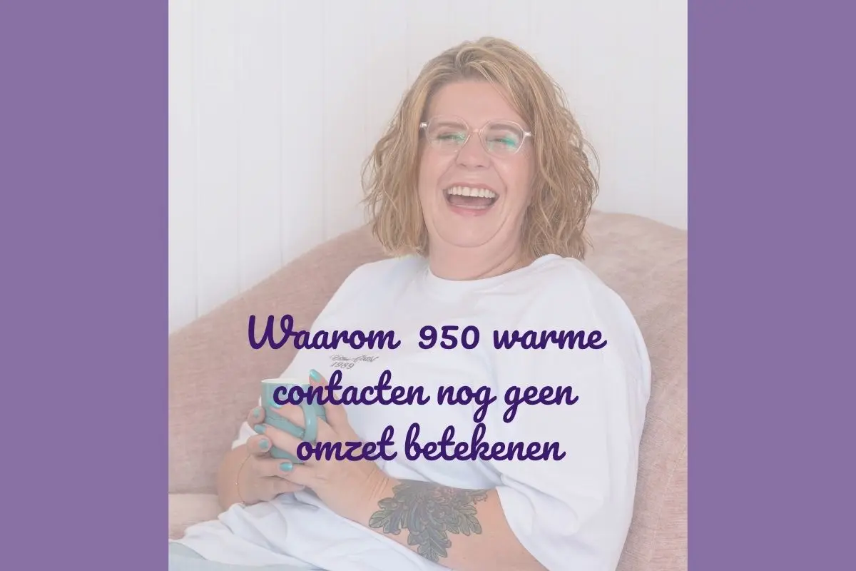 Je hebt 950 warme contacten maar geen verkopen, ik leg uit wat het jou oplevert als je jouw emailmarketing uitbesteedt