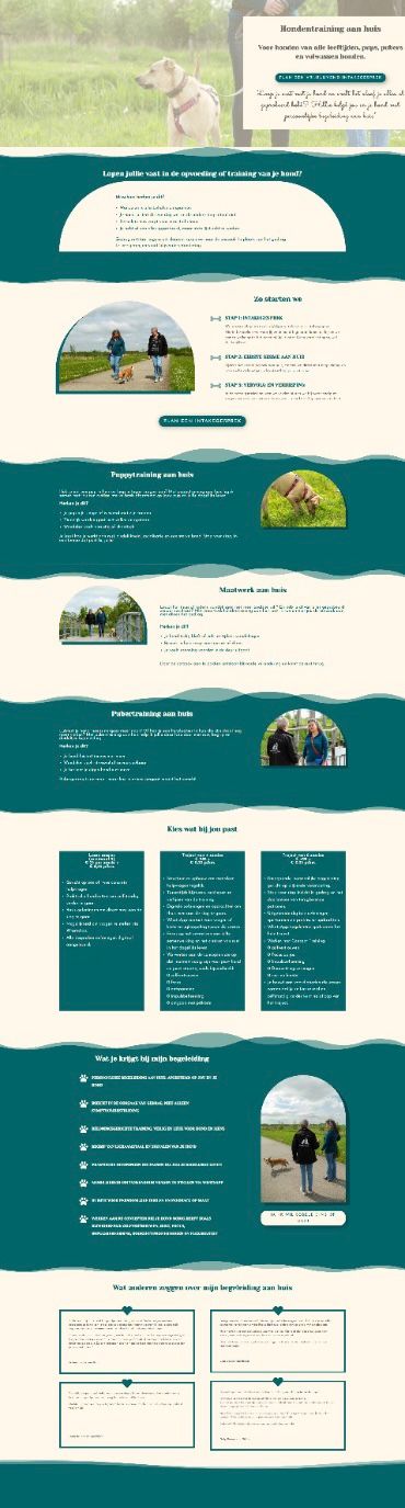 Portfolio aanbodpagina Aanbodpagina van de complete website die Lidi van Goed Ondersteuning heeft gebouwd in WordPress Divi