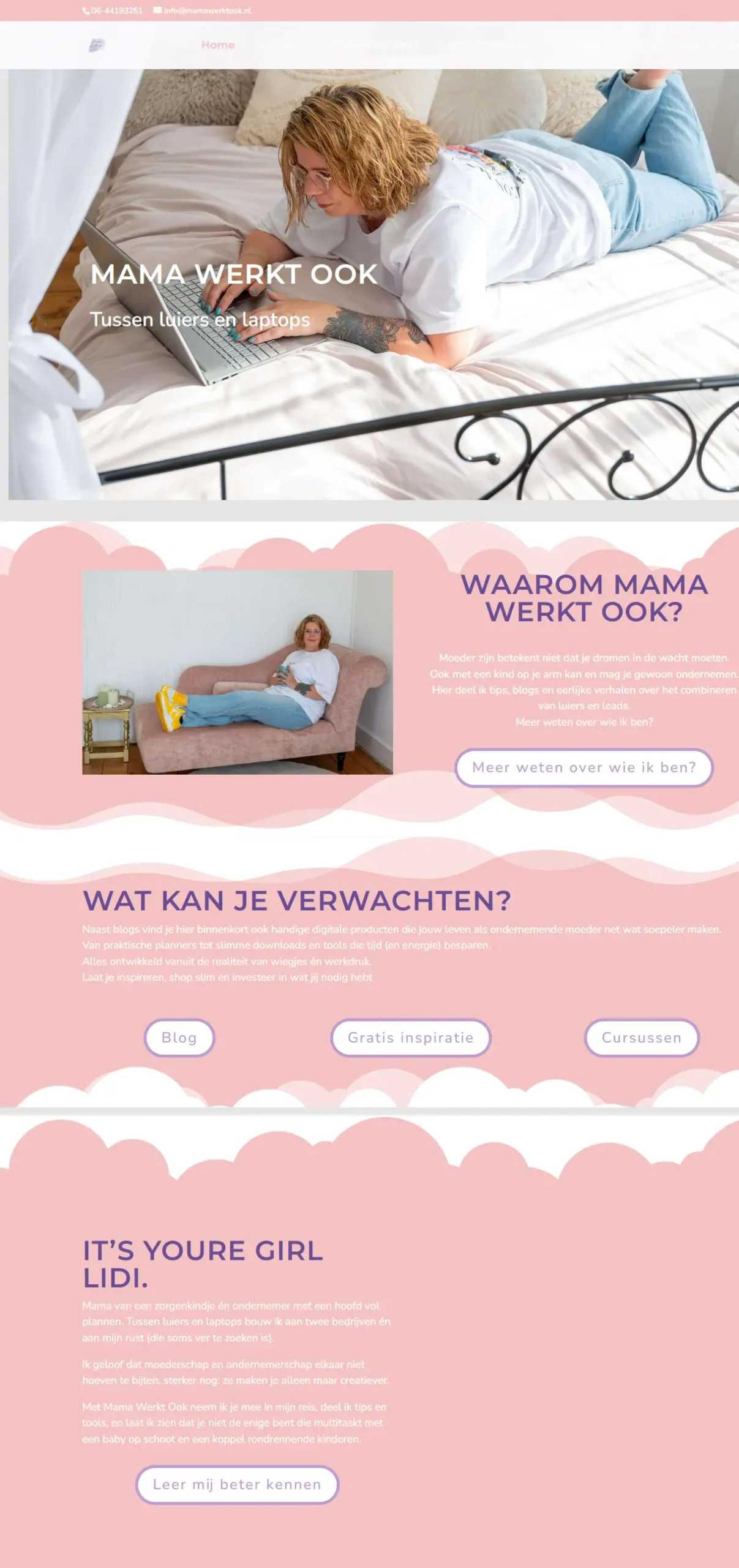 www.mamawerktook.nl_ Oud project van Lidi, mama werkt ook als voorbeeld wat er mogelijk is
